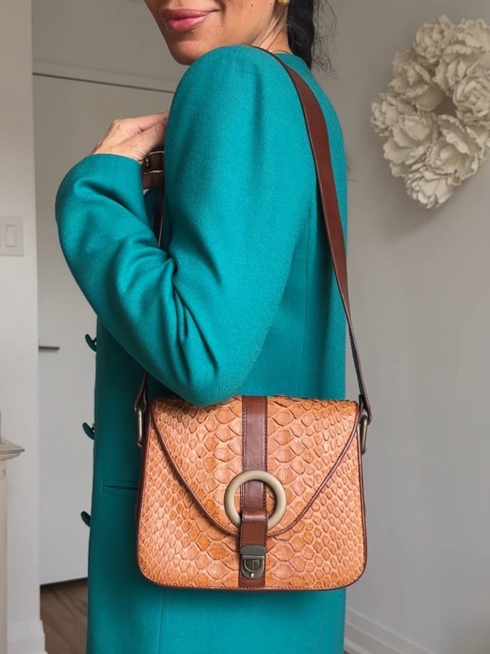 Dolce & Gabbana Genuine Snakeskin Purse